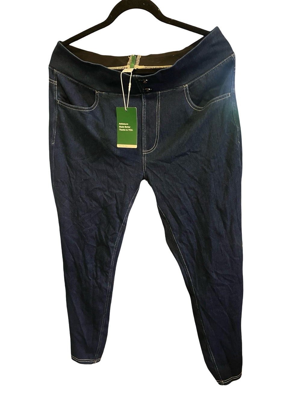 XL HALARA 7/8 length Dark Blue Women’s Slim Straight Jeggings